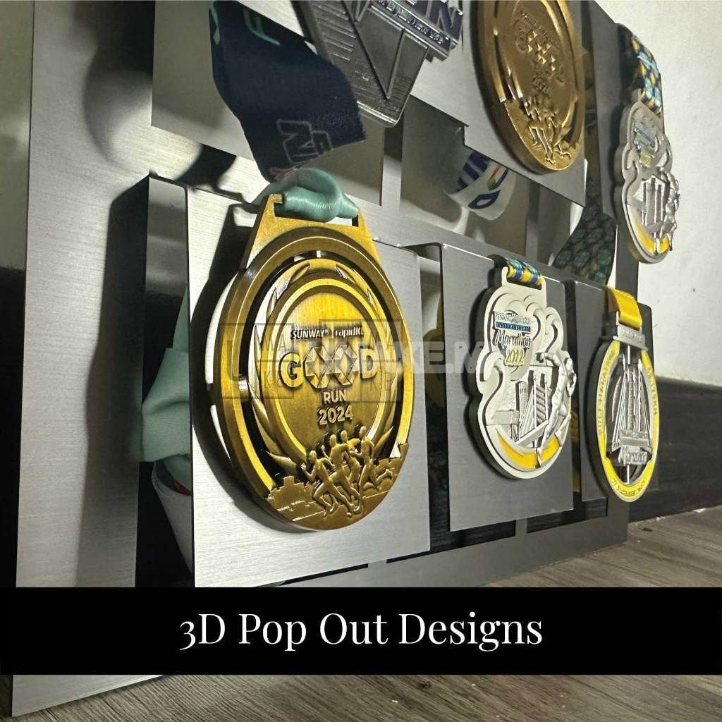 Stainless Steel Medal Display Frame