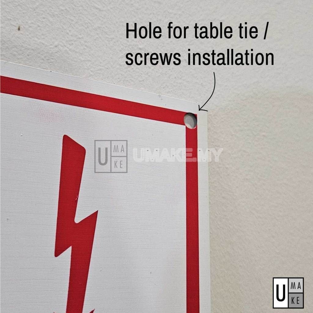 Metal Danger Sign Board (Multi-Language)