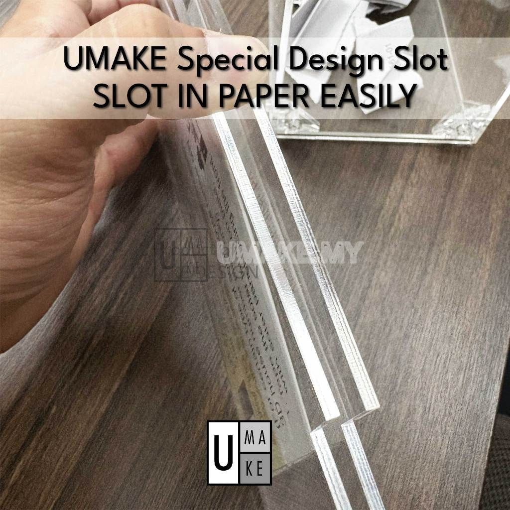 Acrylic Donation Box with Lock