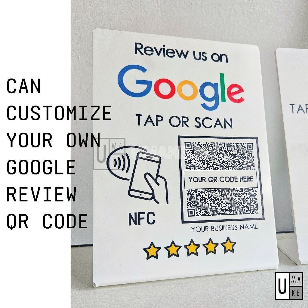 NFC Google Review Acrylic Stand