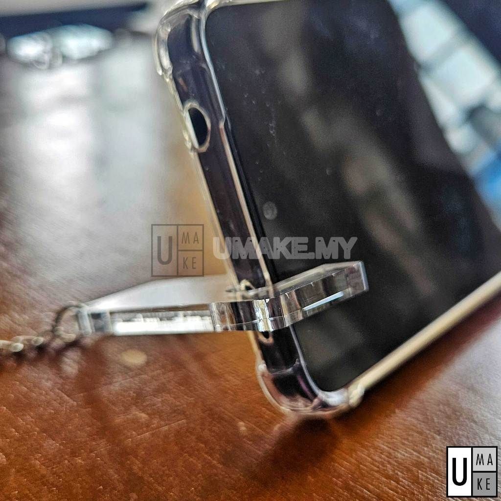 Acrylic Phone Holder Keychain (Custom Name)