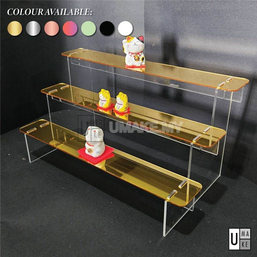 Acrylic Tiered Display Riser (Metallic)
