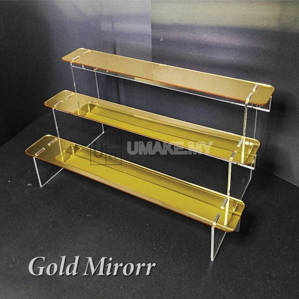 Acrylic Tiered Display Riser (Metallic)