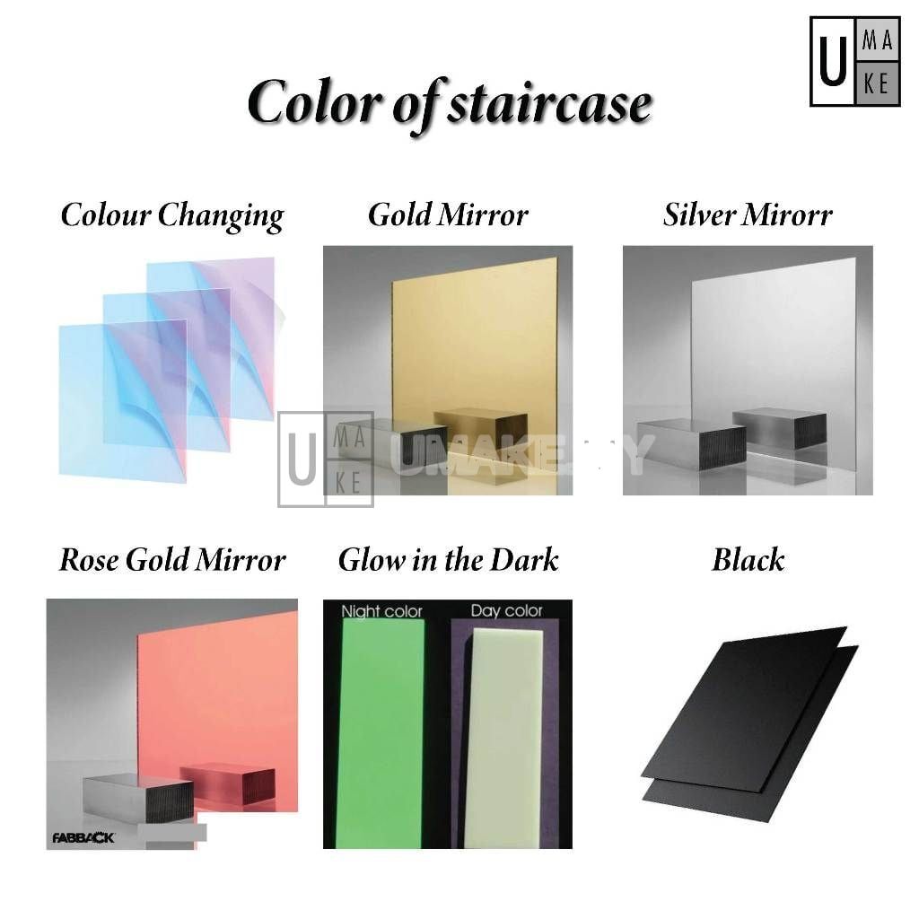 Acrylic Tiered Display Riser (Metallic)