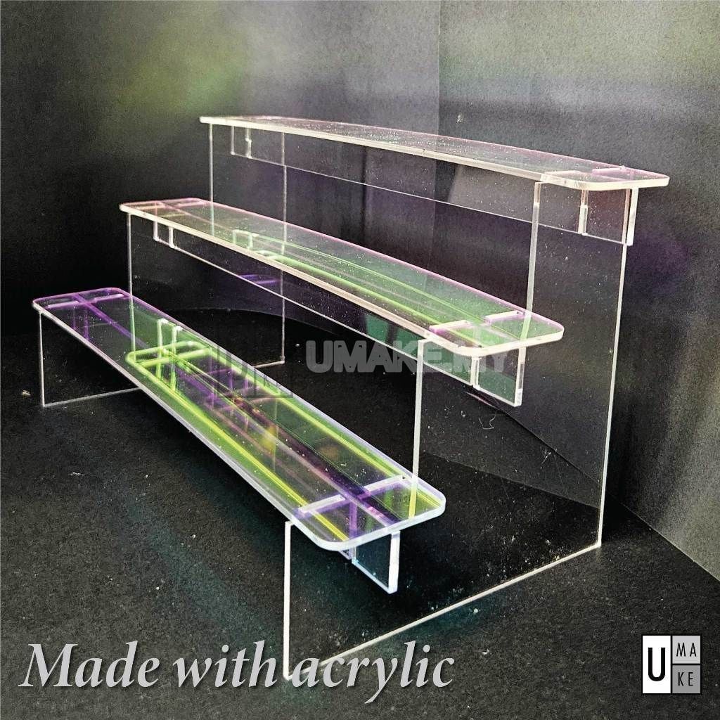 Acrylic Tiered Display Riser (Metallic)