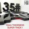 Black PVC 3D Letters (A-Z, 0-9) view 3