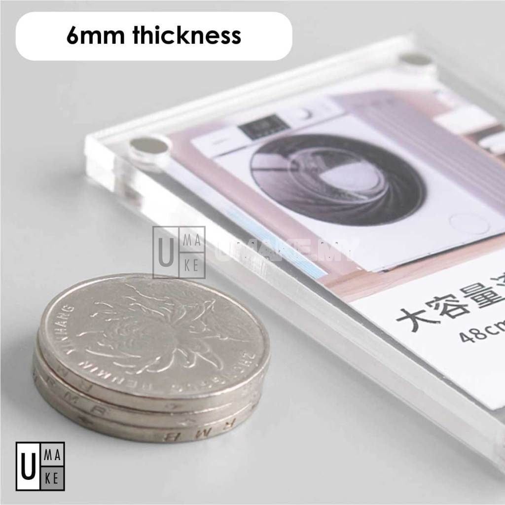 Magnetic Acrylic Price Tag Holder