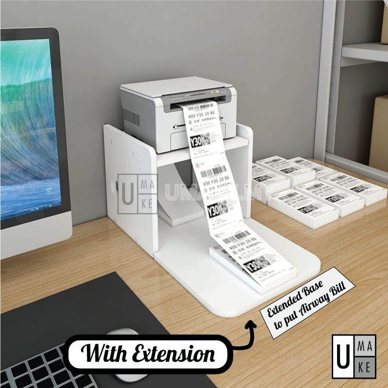 Thermal Printer Shelf Organizer
