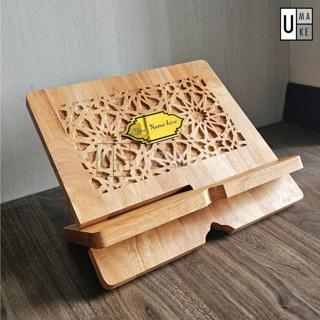 Custom Wood Quran Stand (Rehal)