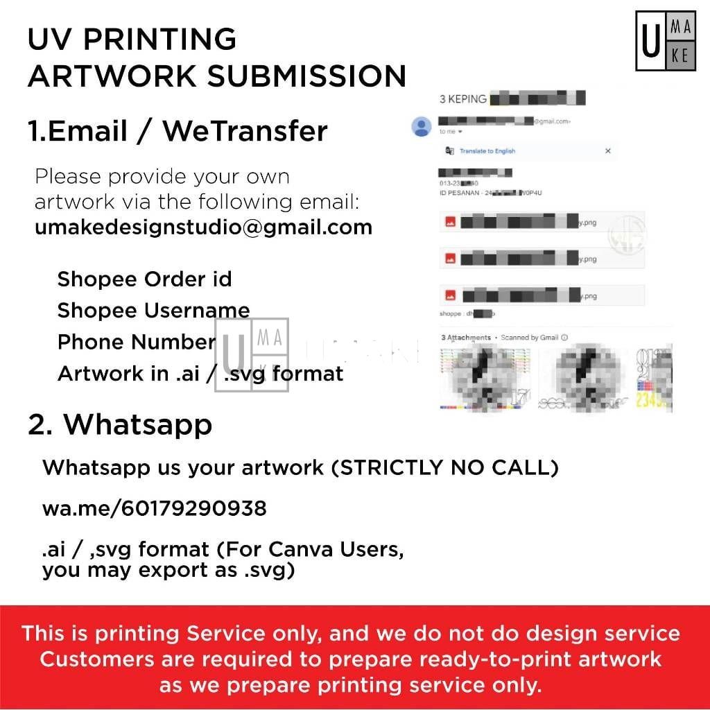 Custom UV DTF Printing Service