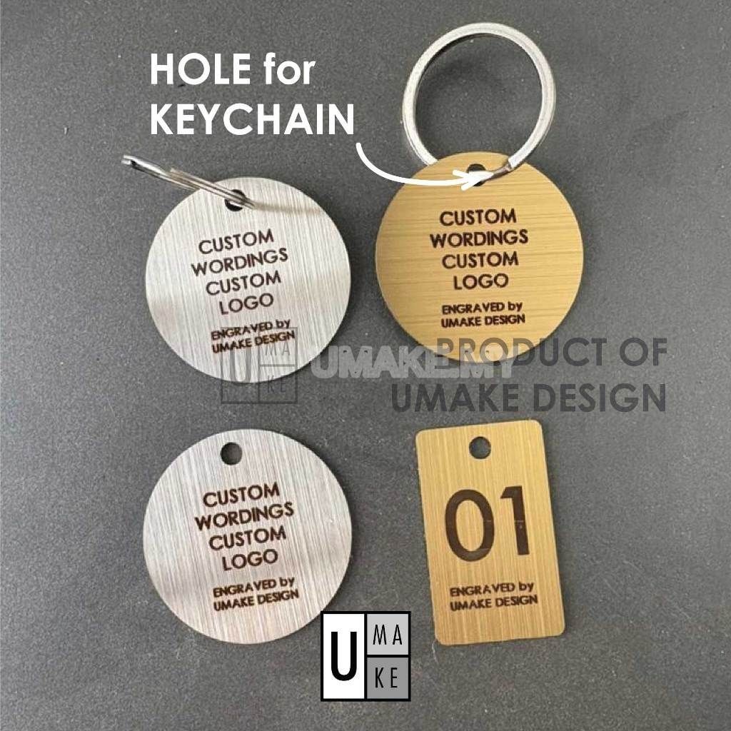 Stainless Steel Industrial Label Tags (5pcs)