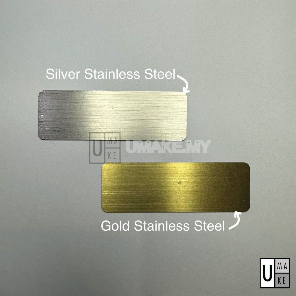 Stainless Steel Blank Name Tag (for Resin/Epoxy)