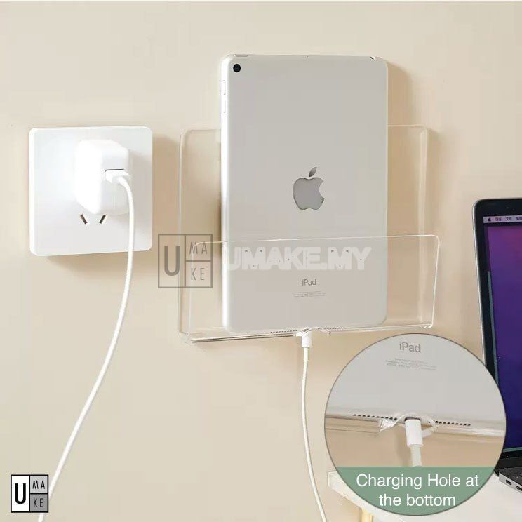 Acrylic Wall-Mounted Phone Holder