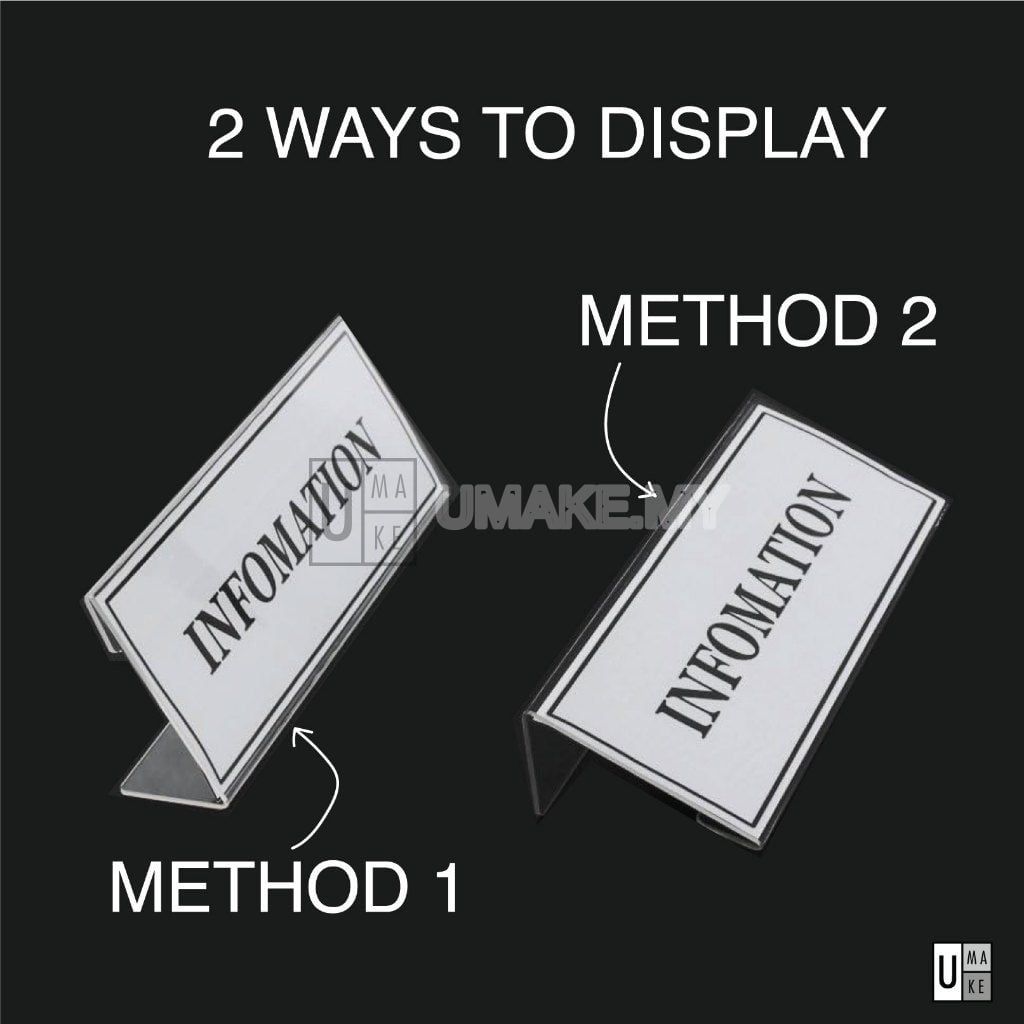 Acrylic Card Holder Display Stand