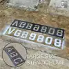 Steel Stencil Plate (A-Z / 0-9) — 100mm & 150mm view 2
