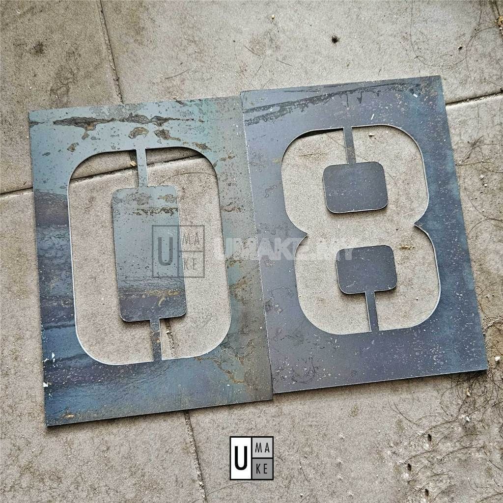 Steel Stencil Plate (A-Z / 0-9) — 100mm & 150mm