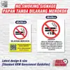 No Smoking & No Vaping Sign (All Sizes, KKM) view 3