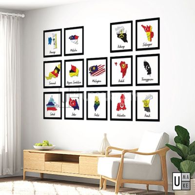 Malaysia State Flag Wall Art