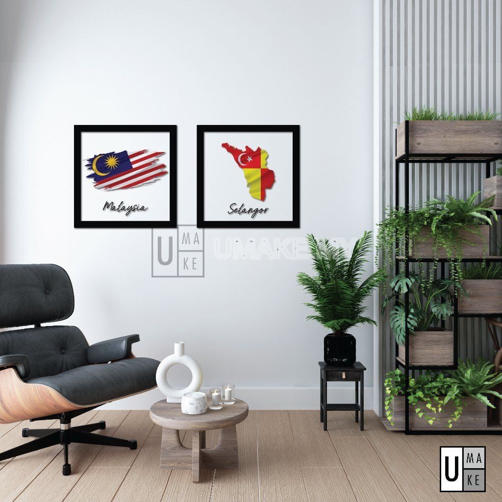 Malaysia State Flag Wall Art