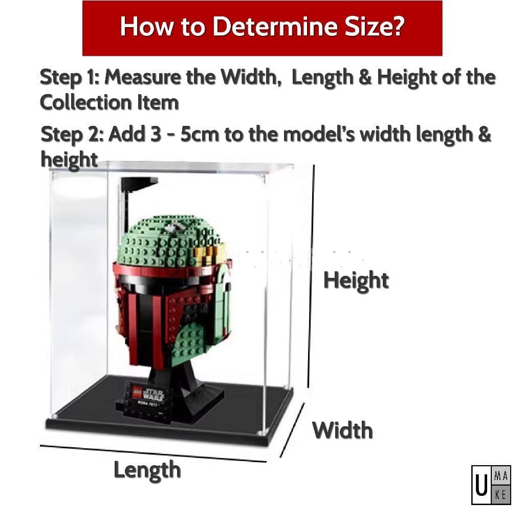 Acrylic Display Case Box (Custom Size)