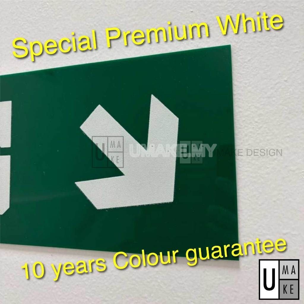 Acrylic Emergency Exit Sign
