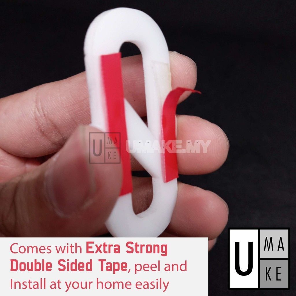 White Acrylic House Number (IKEA Style)