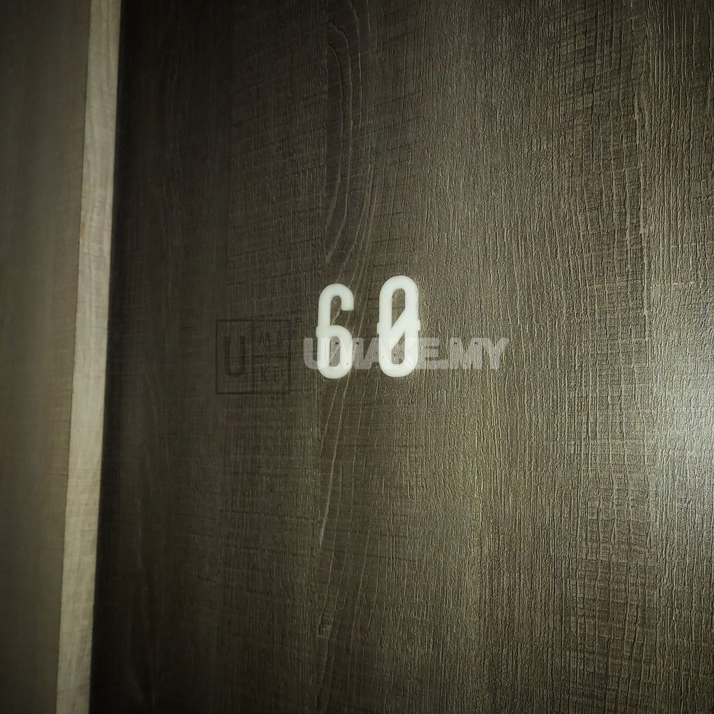 White Acrylic House Number (IKEA Style)