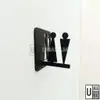 3D Pop-Up Toilet Sign view 2