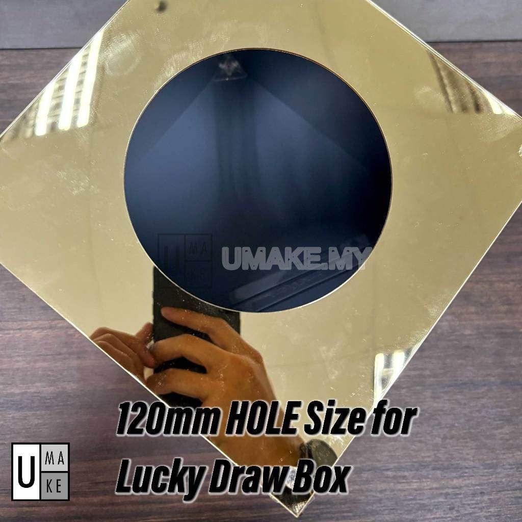 Mirror Acrylic Lucky Draw & Suggestion Box