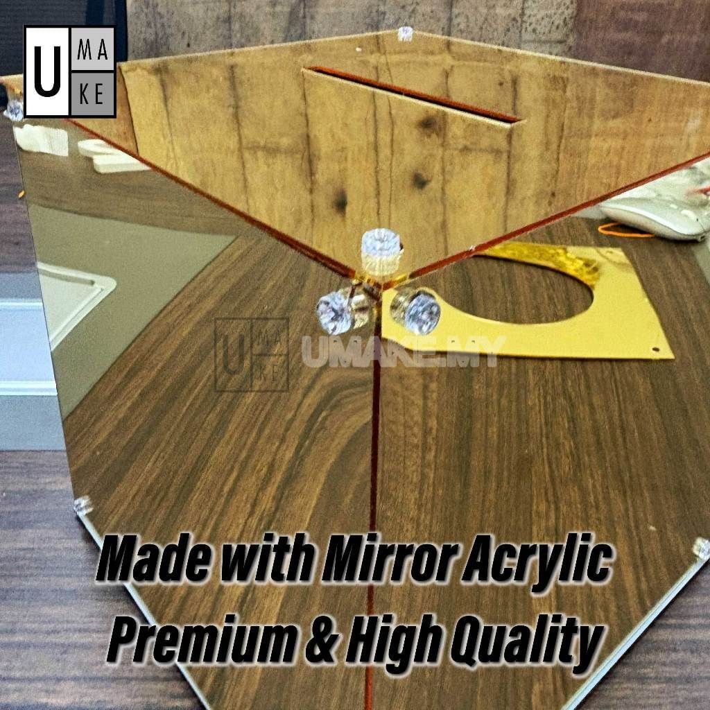 Mirror Acrylic Lucky Draw & Suggestion Box