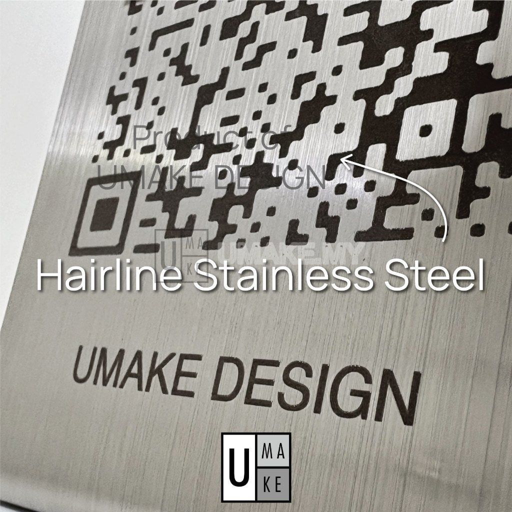 Stainless Steel DuitNow QR Code Stand