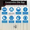 Construction Safety PPE Guidelines Sign view 2