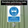 Construction Safety PPE Guidelines Sign view 3