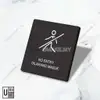 Modern Acrylic Signage (Square 10cm) view 1