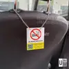 No Smoking Sign for Grab / E-Hailing Cars (KKM) view 2