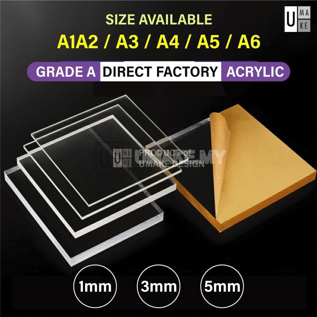 Clear Acrylic Sheet (Custom Cut)