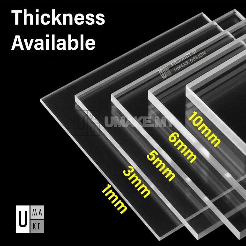 Clear Acrylic Sheet (Custom Cut)