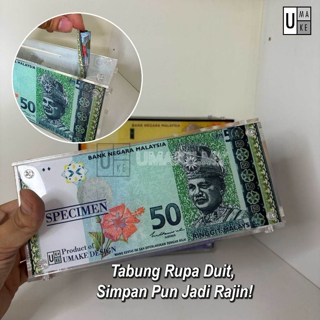 Ringgit Malaysia Money Savings Box