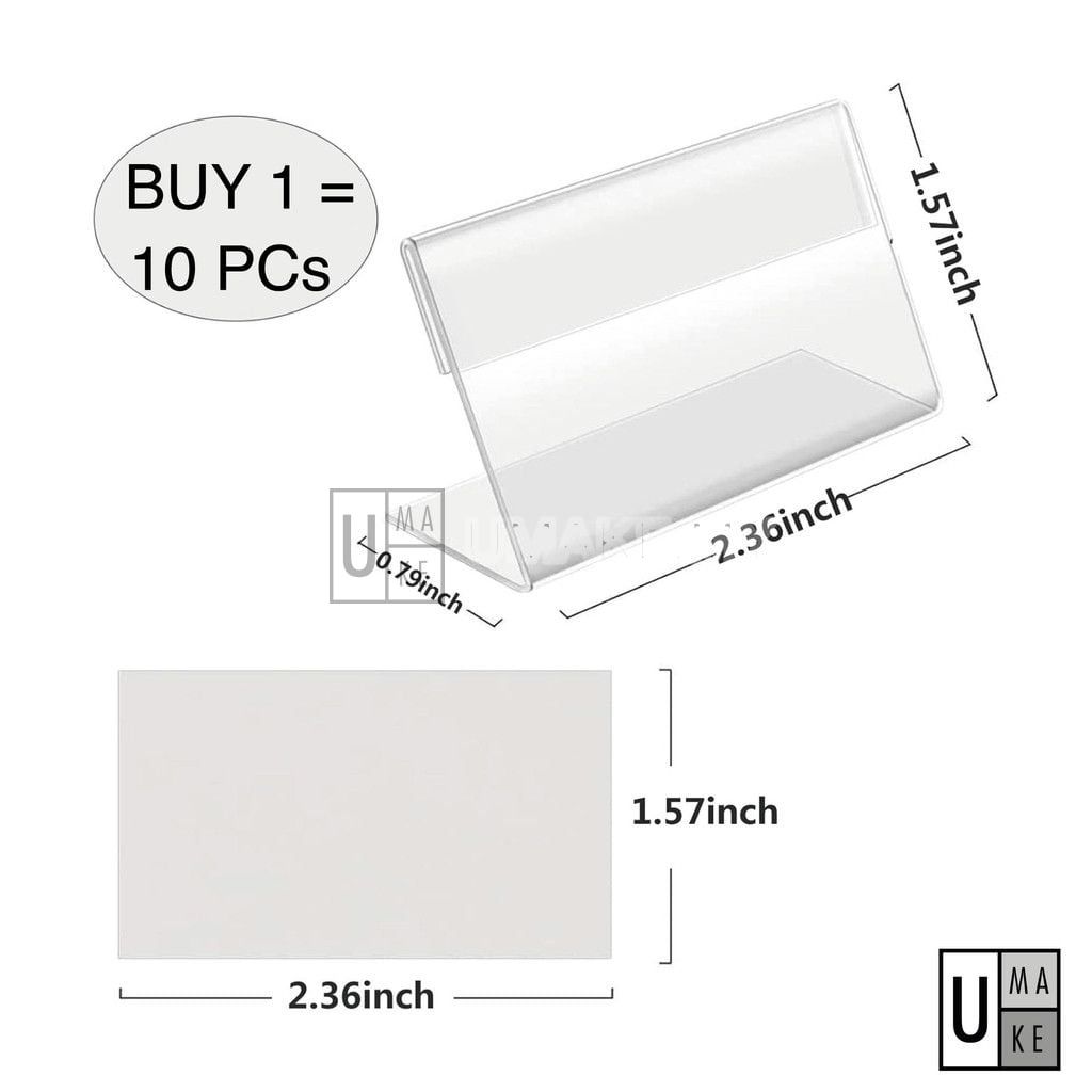 Acrylic Price Label Display Stand