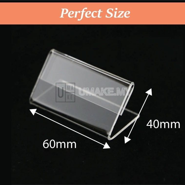 Acrylic Price Label Display Stand