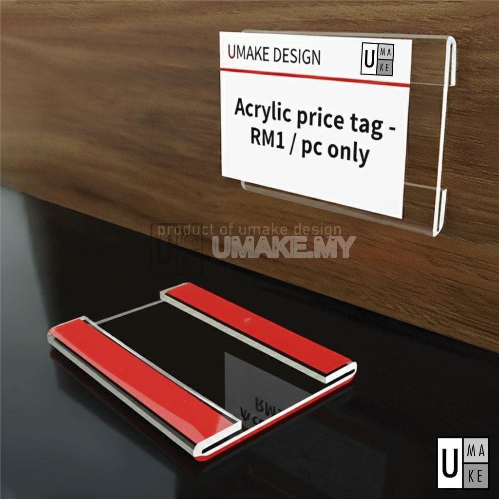 Self-Adhesive Price Tag Holder