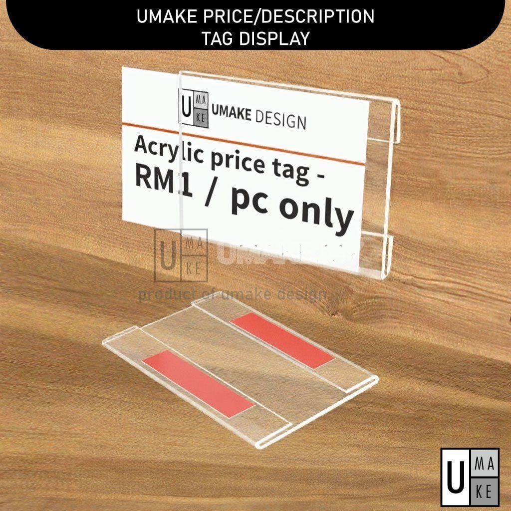 Self-Adhesive Price Tag Holder