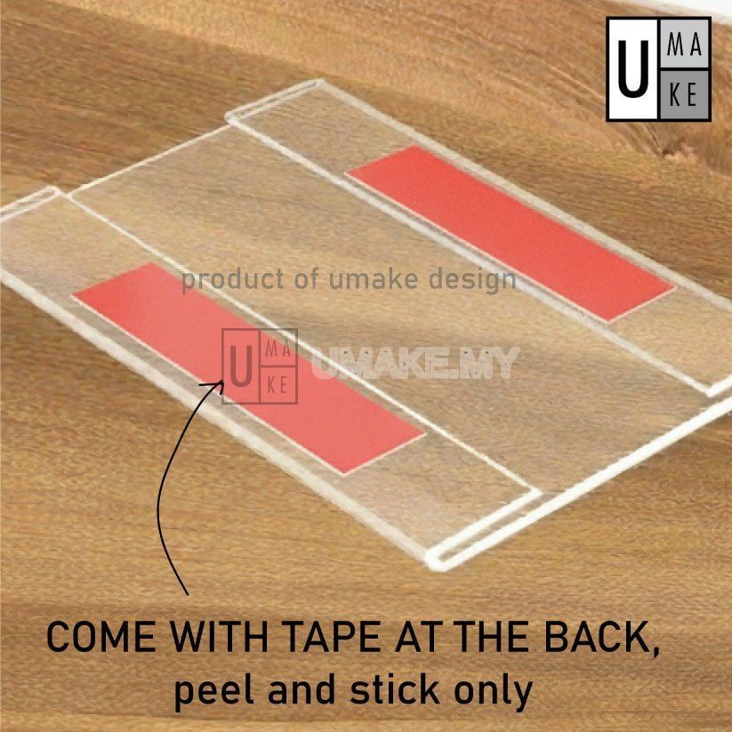 Self-Adhesive Price Tag Holder