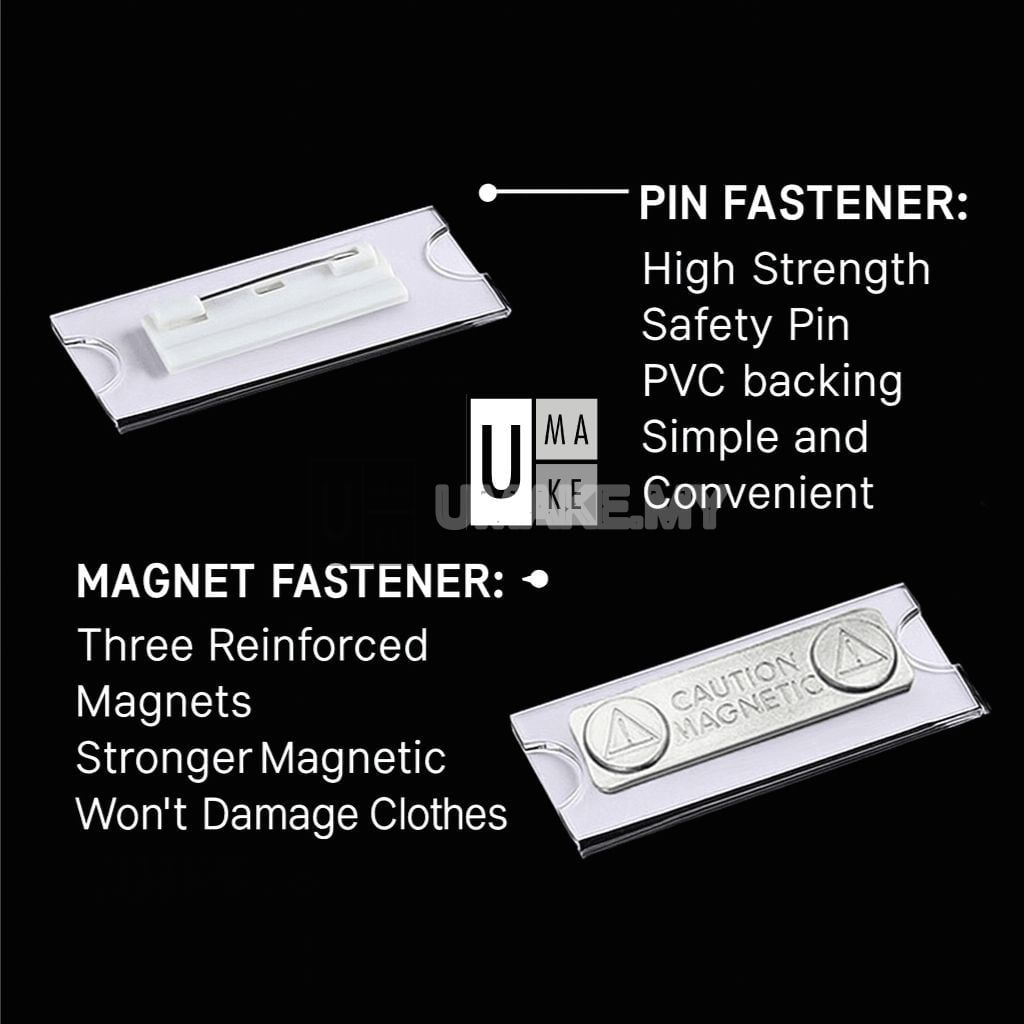 Reusable Magnetic Acrylic Name Badge
