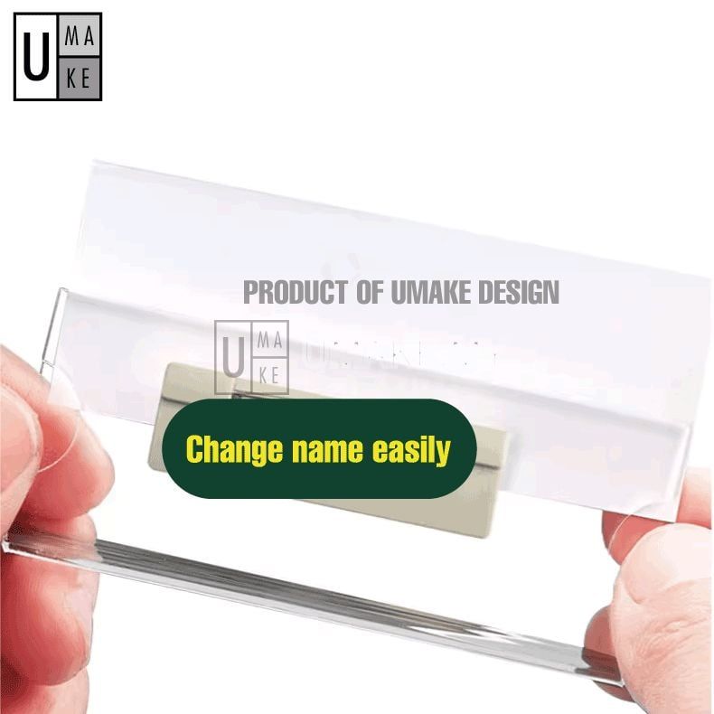 Reusable Magnetic Acrylic Name Badge