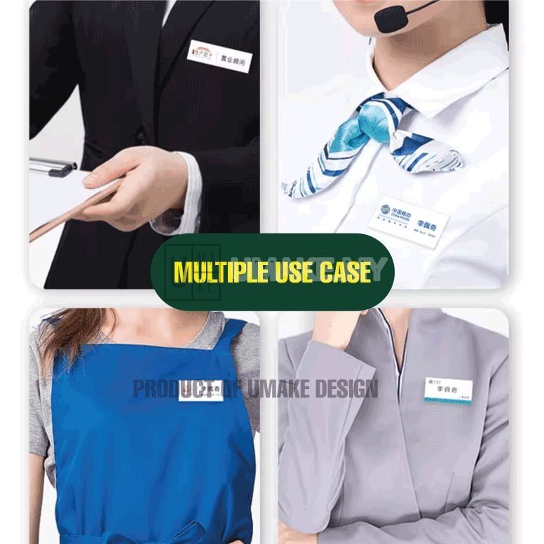 Reusable Magnetic Acrylic Name Badge