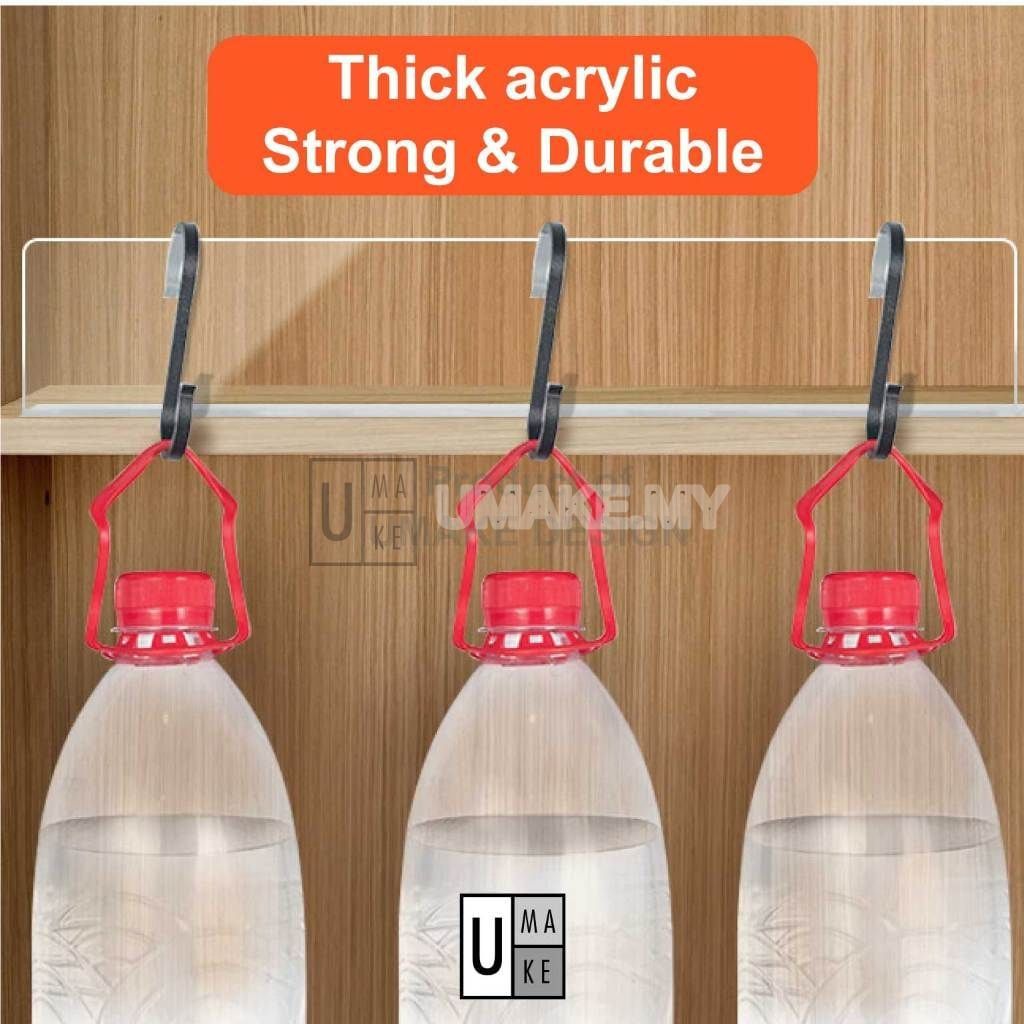 Acrylic L-Shape Shelf Divider