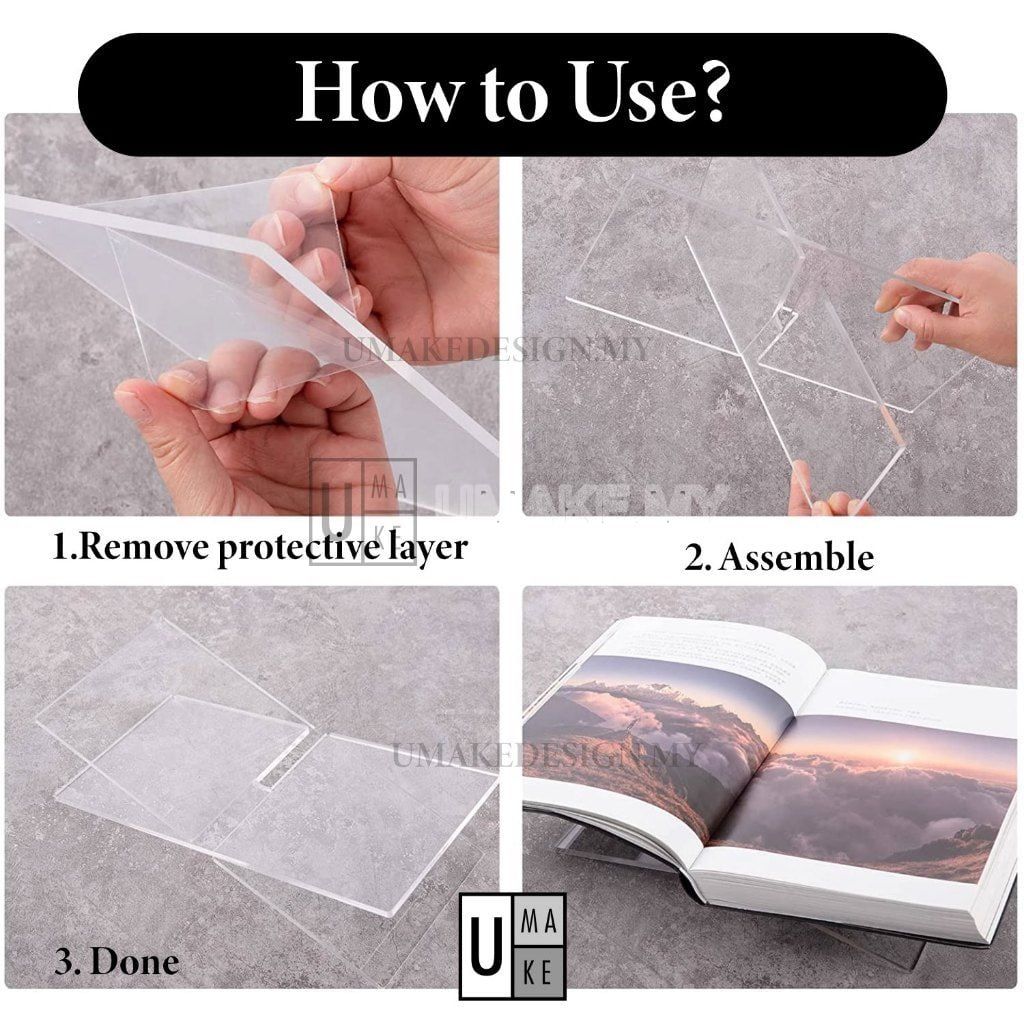 Acrylic Book Display Stand