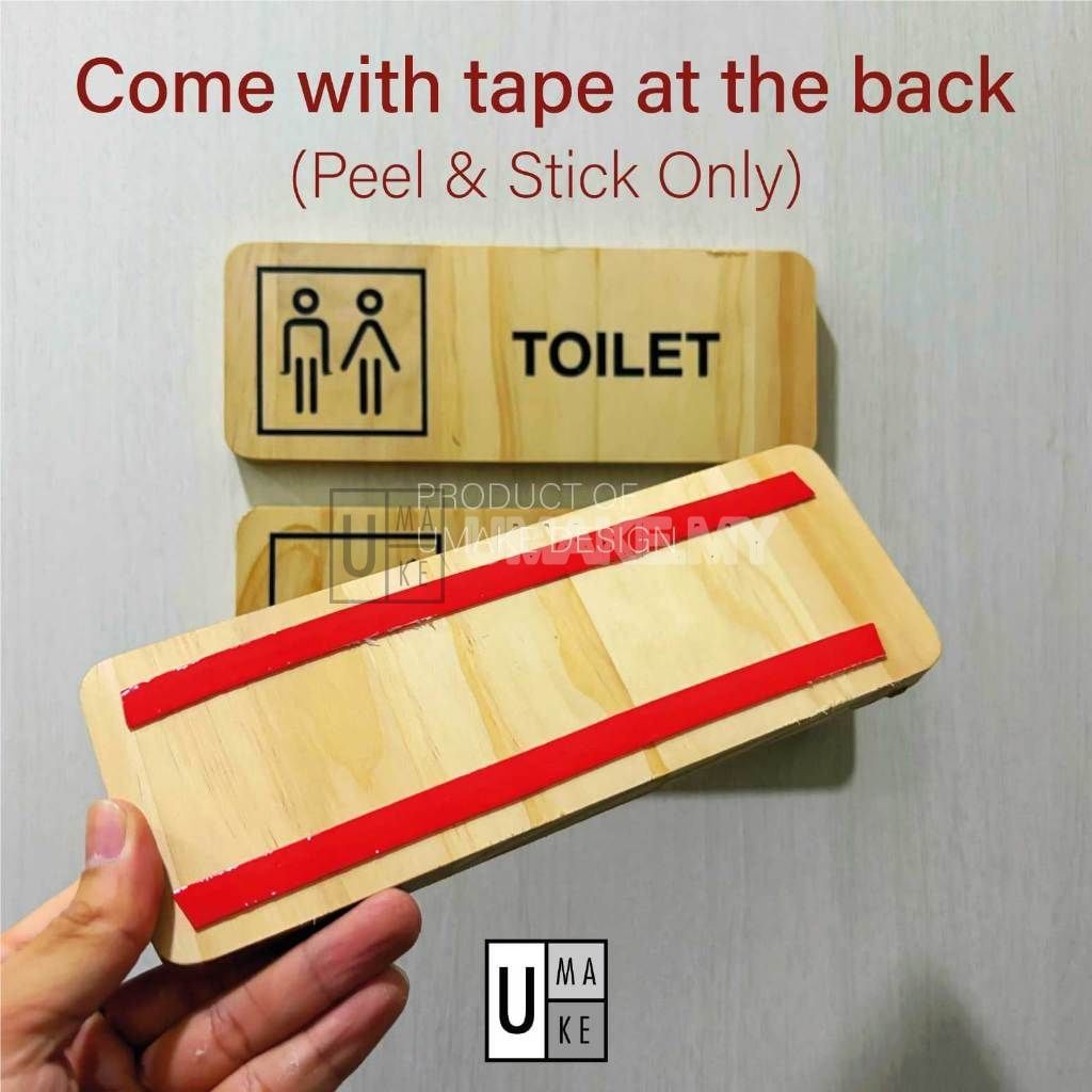 Solid Pine Wood Mini Signboard