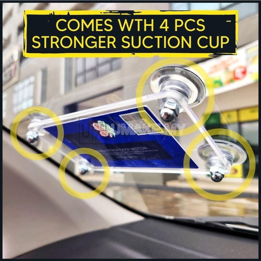 Road Tax Holder (Thick 6mm)